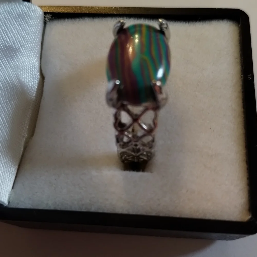 New women's size 8.5 multi colored ring